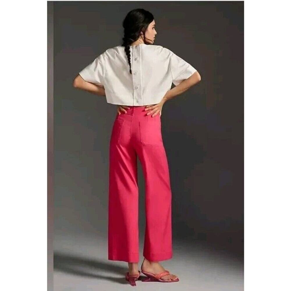 Anthropologie maeve colette pants Linen Pants Sz 31 - Picture 3 of 9
